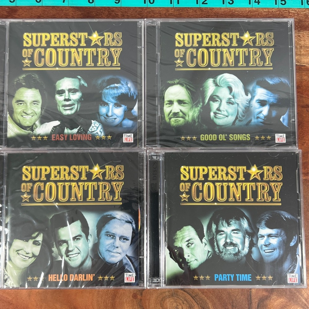 Time Life‎ Superstars of Country 8 CD Set Easy Loving Good Ol Songs Hello Darlin
